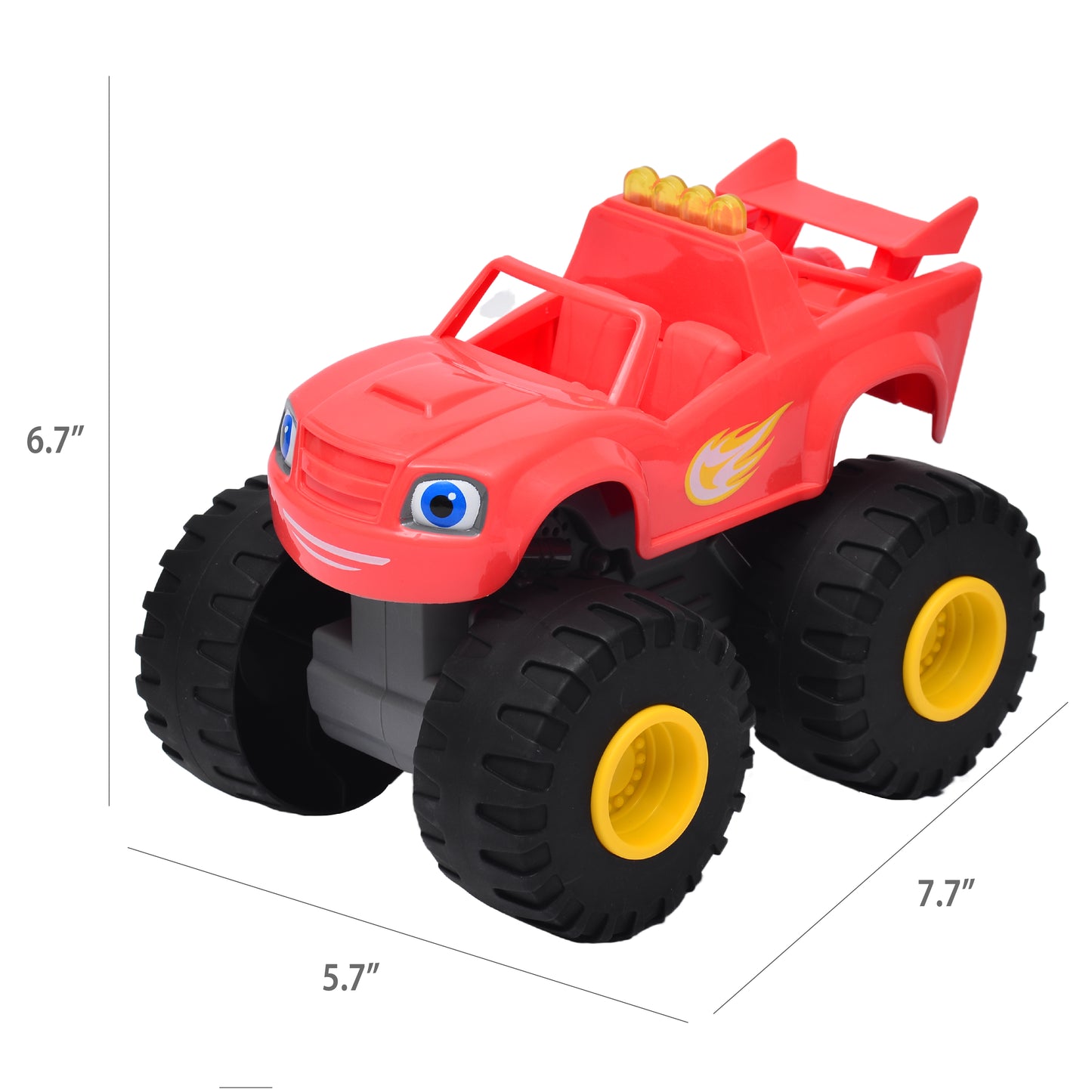 Legend Toys Blaze and the Monster Machines 1:24 Free-Wheels Lights and Sounds Vehicle 2-Pack