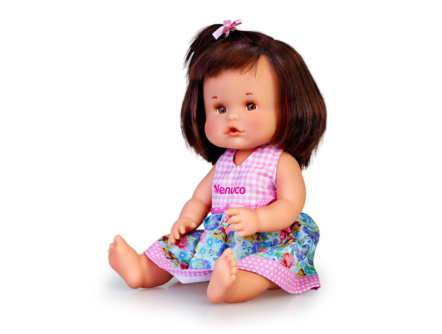 Nenucos of the World Latin Baby Doll - Light Skin Tone with Brown Eyes, 12" Doll
