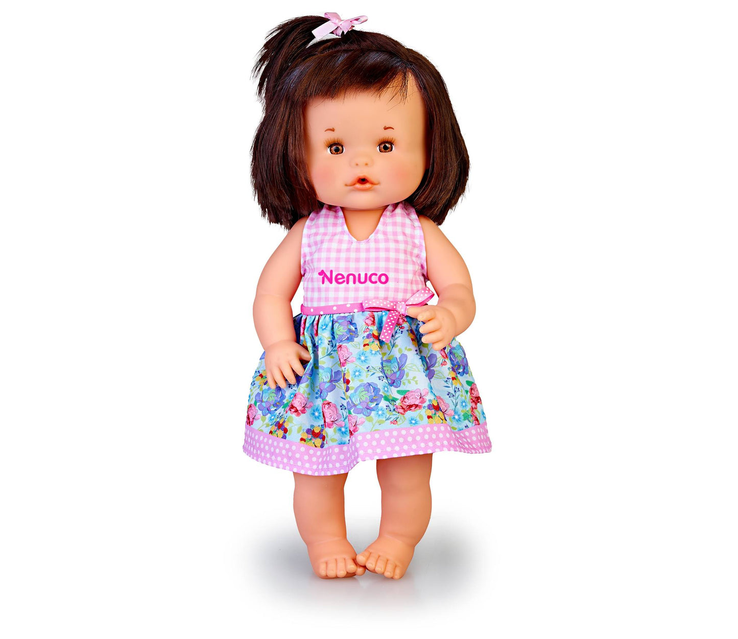 Nenucos of the World Latin Baby Doll - Light Skin Tone with Brown Eyes, 12" Doll
