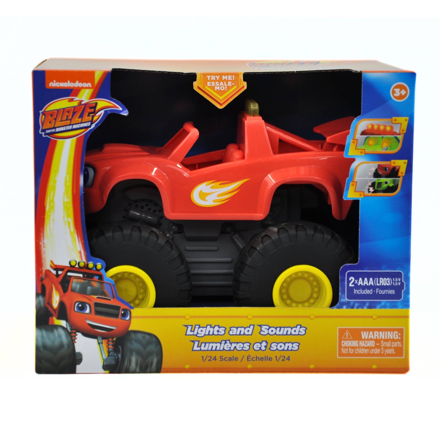 Legend Toys Blaze and the Monster Machines 1:24 Free-Wheels Lights and Sounds Vehicle 2-Pack