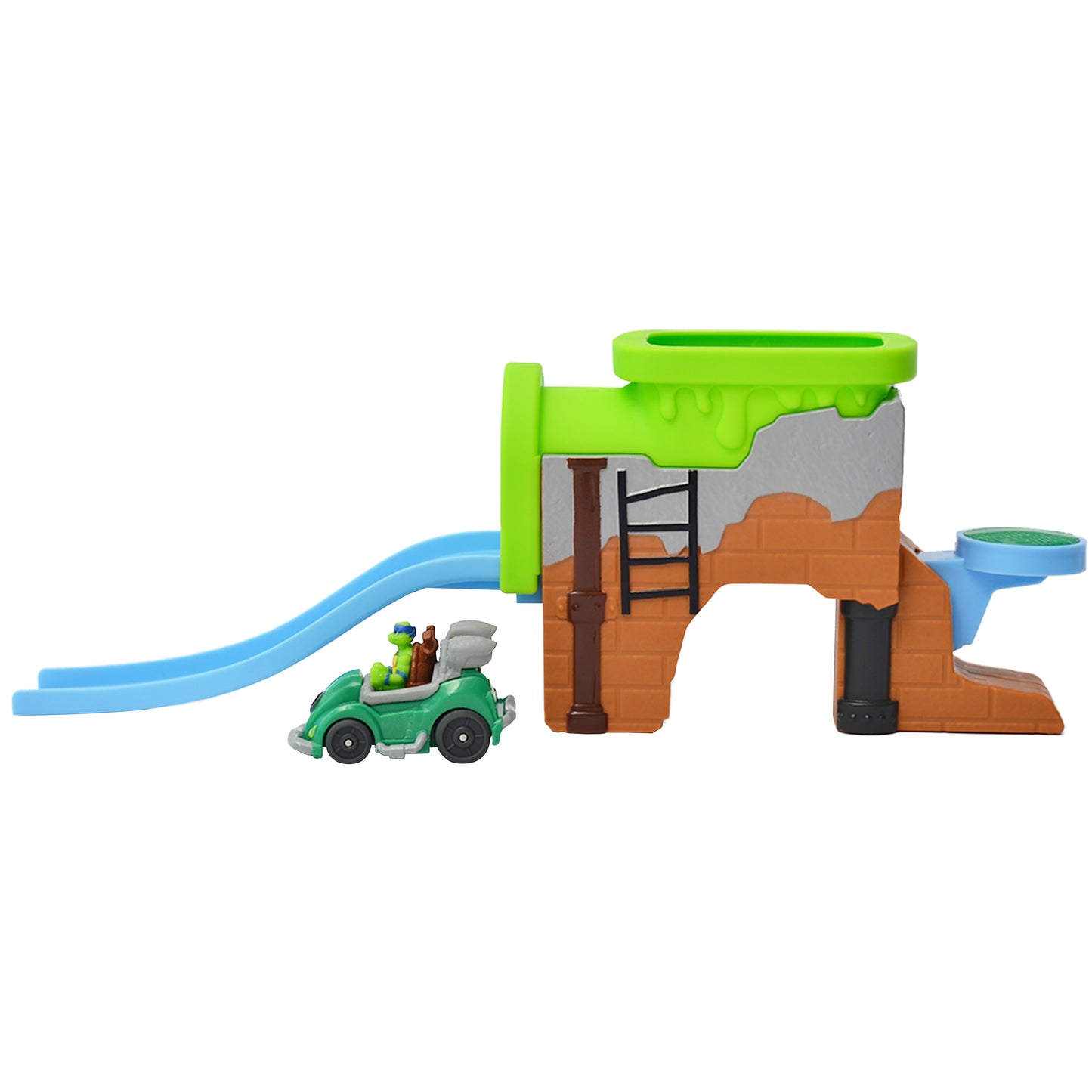 Legend Toys Teenage Mutant Ninja Turtles TMNT Mini Vehicle Playset – Ninja Turtles Race Track & Car Adventure - Officially Licensed