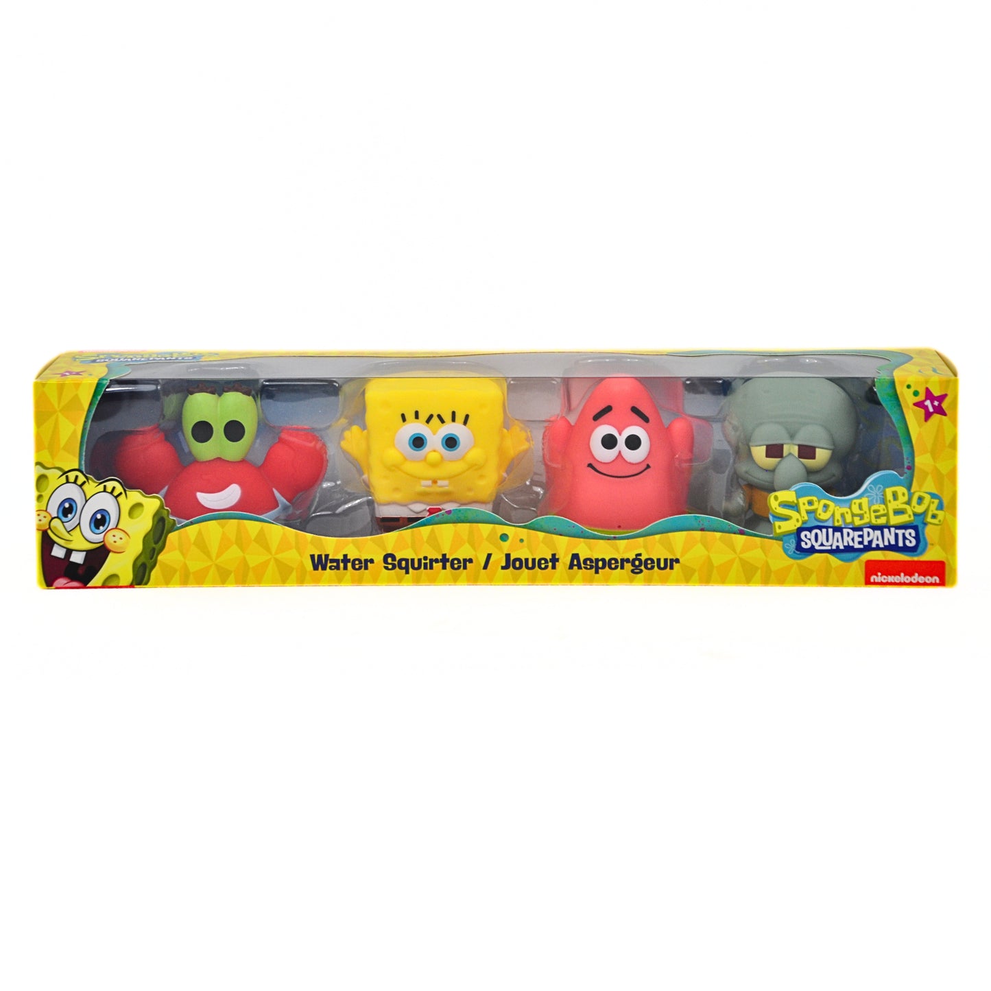 Legend Toys SpongeBob SquarePants Water Squirter Toys 4-Pack – Bath & Pool Fun Set- Officially Licensed