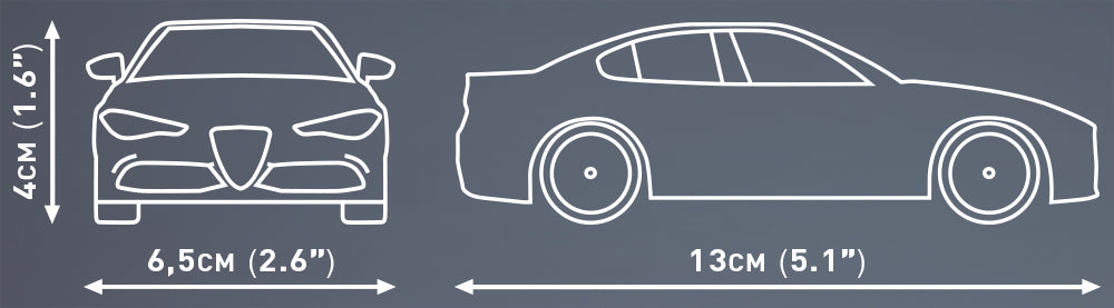 COBI Alfa Romeo Giulia Quadrifoglio Vehicle, Green