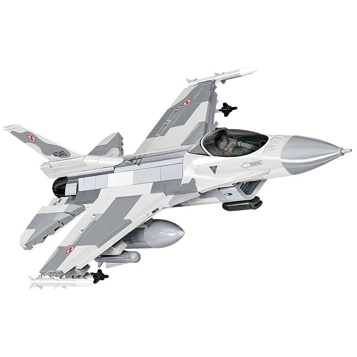 COBI Armed Forces SU-57 Felon Aircraft F-16C Fighting Falcon (PL) Plane Building Set, 463 Pieces