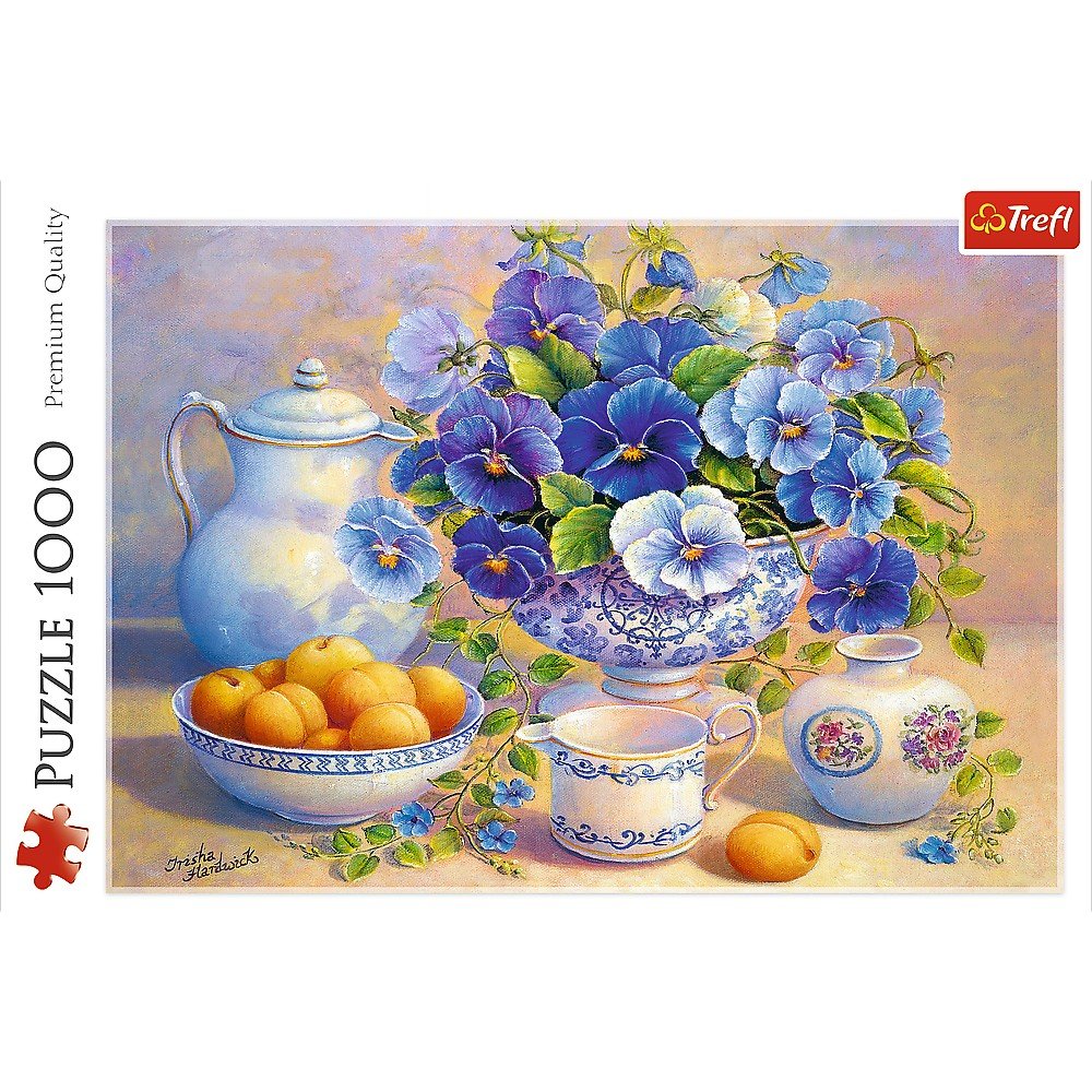 Trefl 1000 Piece Jigsaw Puzzle, The Blue Bouquet