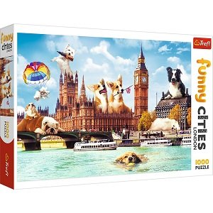 Trefl 1000 Piece Jigsaw Puzzle Dogs in London