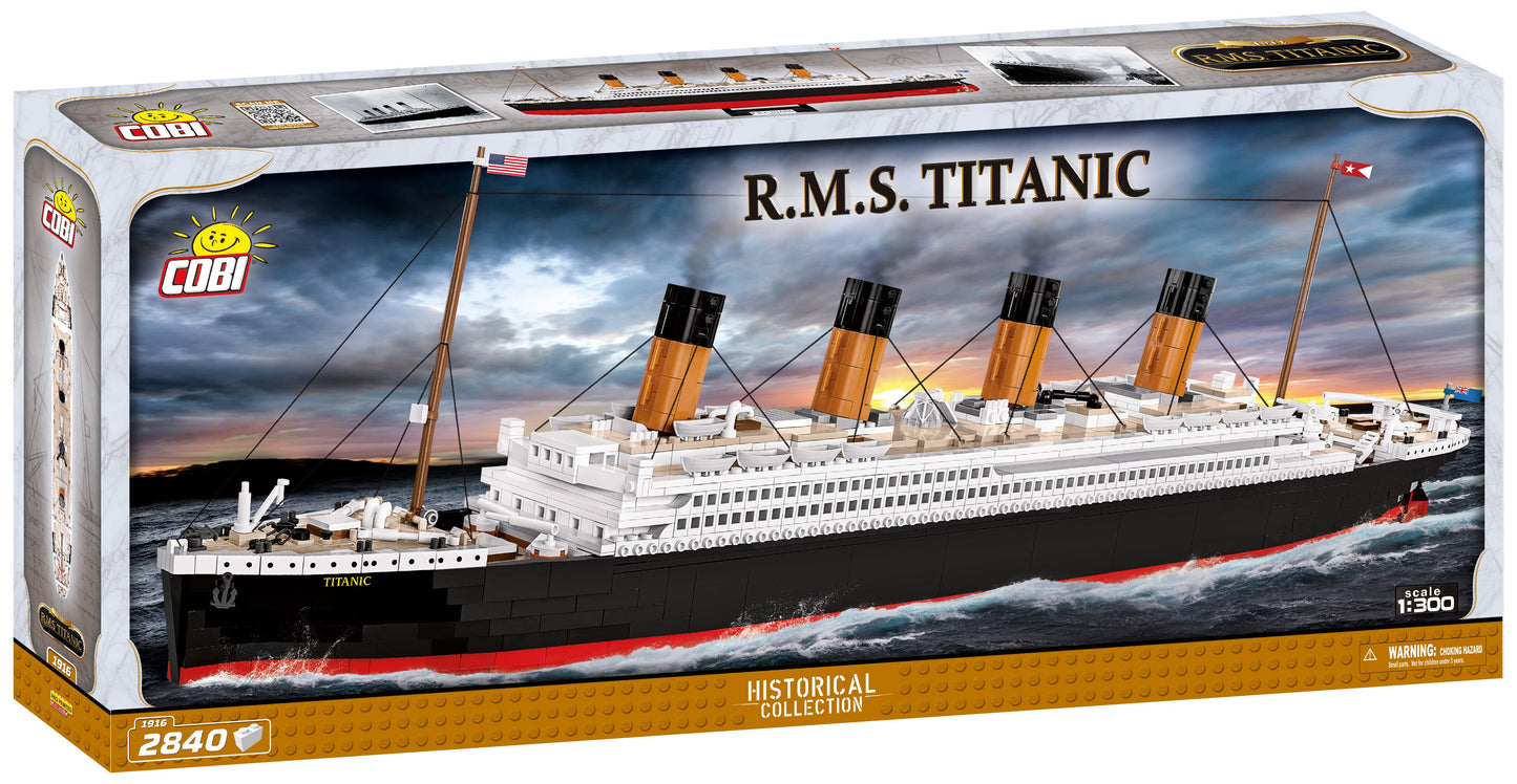 COBI Historical Collection R.M.S. Titanic, Limited Edition, Scale 1:300 (2840 pieces)