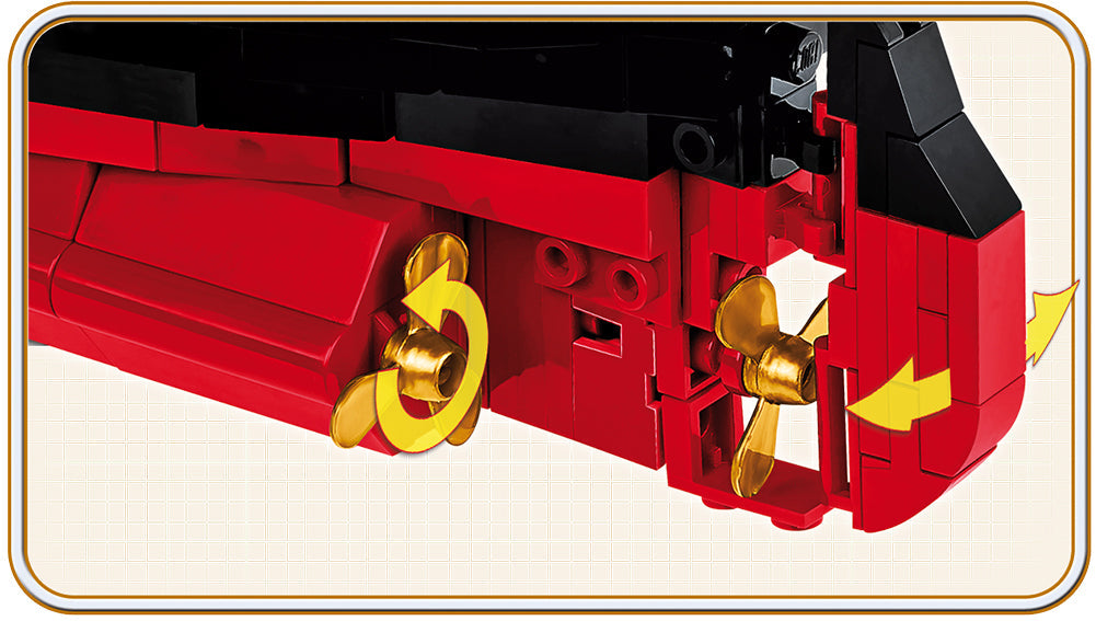 COBI Historical Collection R.M.S. Titanic, Limited Edition, Scale 1:300 (2840 pieces)