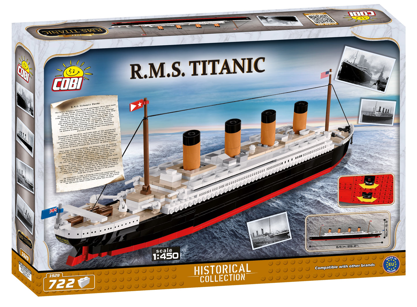 COBI Historical Collection R.M.S. Titanic 1:450 Scale