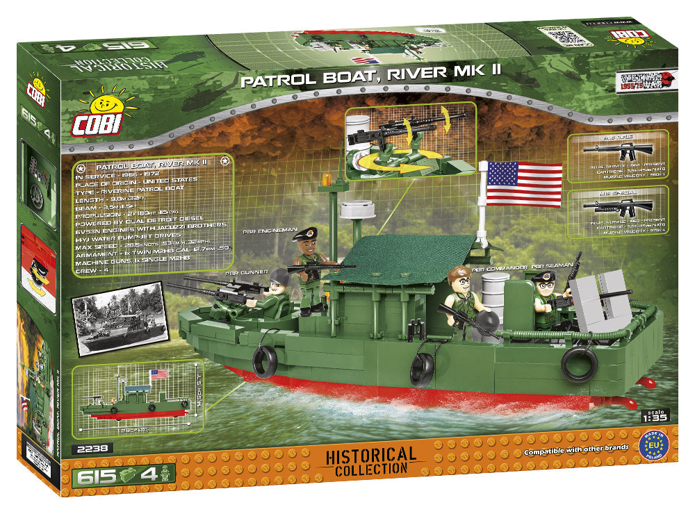 COBI Historical Collection Patrol Boat, River MK II
