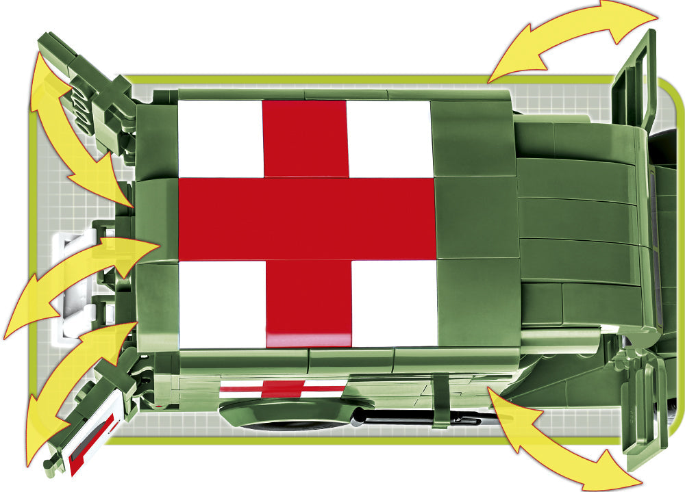 COBI Historical Collection 1942 Ambulance WC 54