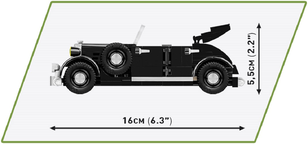 COBI Historical Collection World War II De Gaulle's Horch830BL Vehicle