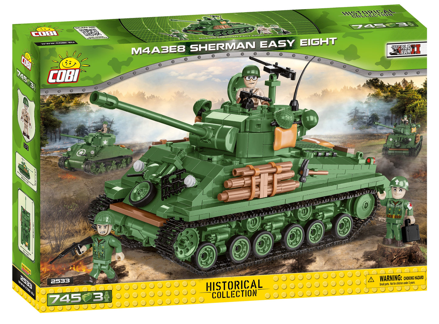 COBI Historical Collection M4A3E8 Sherman, Easy Eight