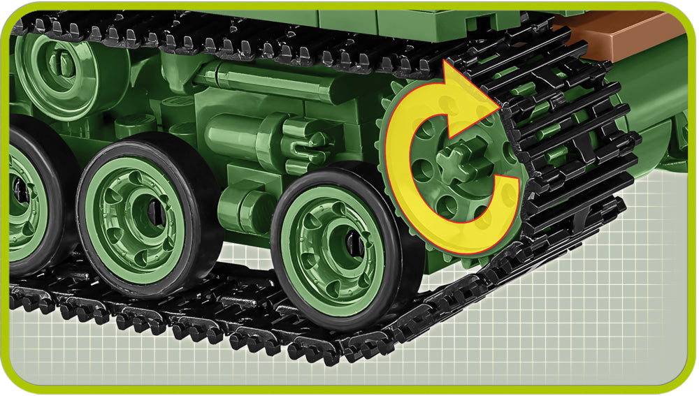 COBI Historical Collection M4A3E8 Sherman, Easy Eight