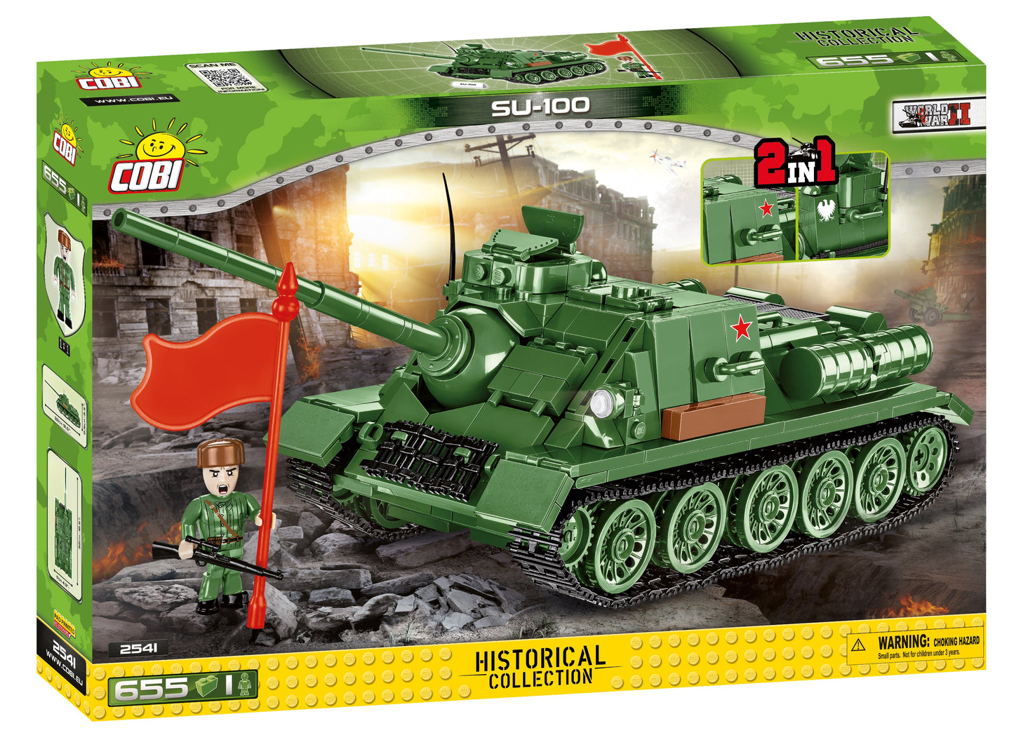 COBI Historical Collection SU-100 SPG Vehicle
