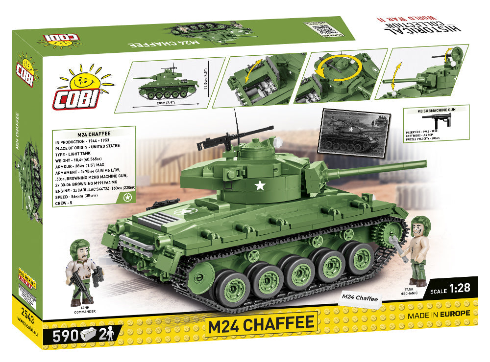 COBI Historical Collection M24 Chaffee Tank