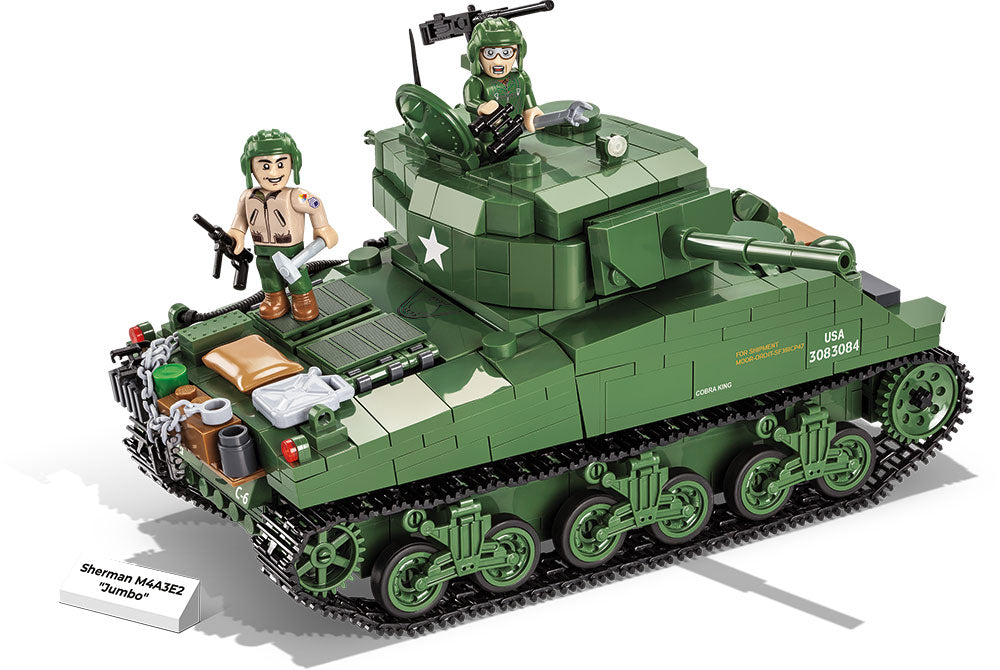 COBI Historical Collection Sherman M4A3E2 "Jumbo" Tank