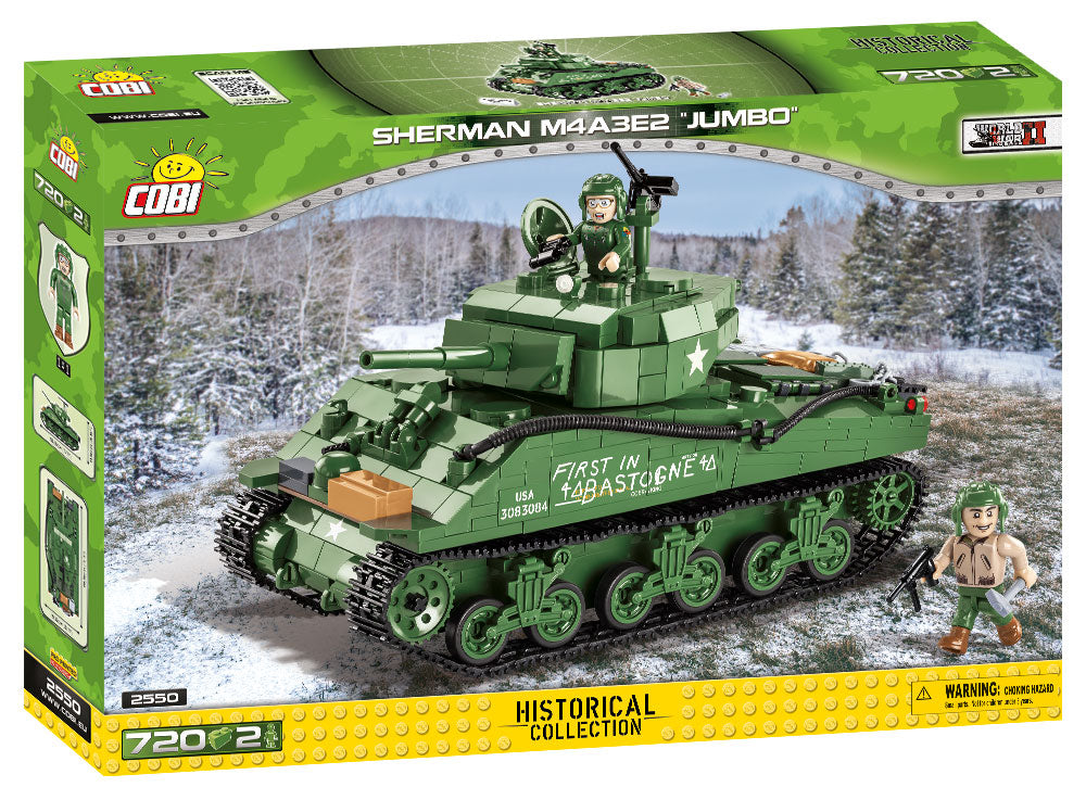COBI Historical Collection Sherman M4A3E2 "Jumbo" Tank