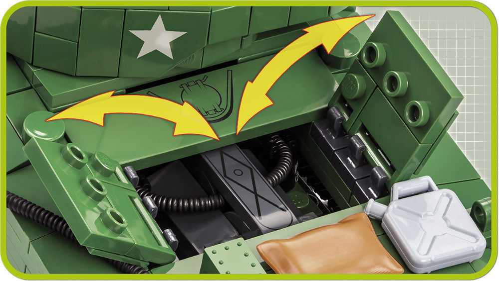 COBI Historical Collection Sherman M4A3E2 "Jumbo" Tank