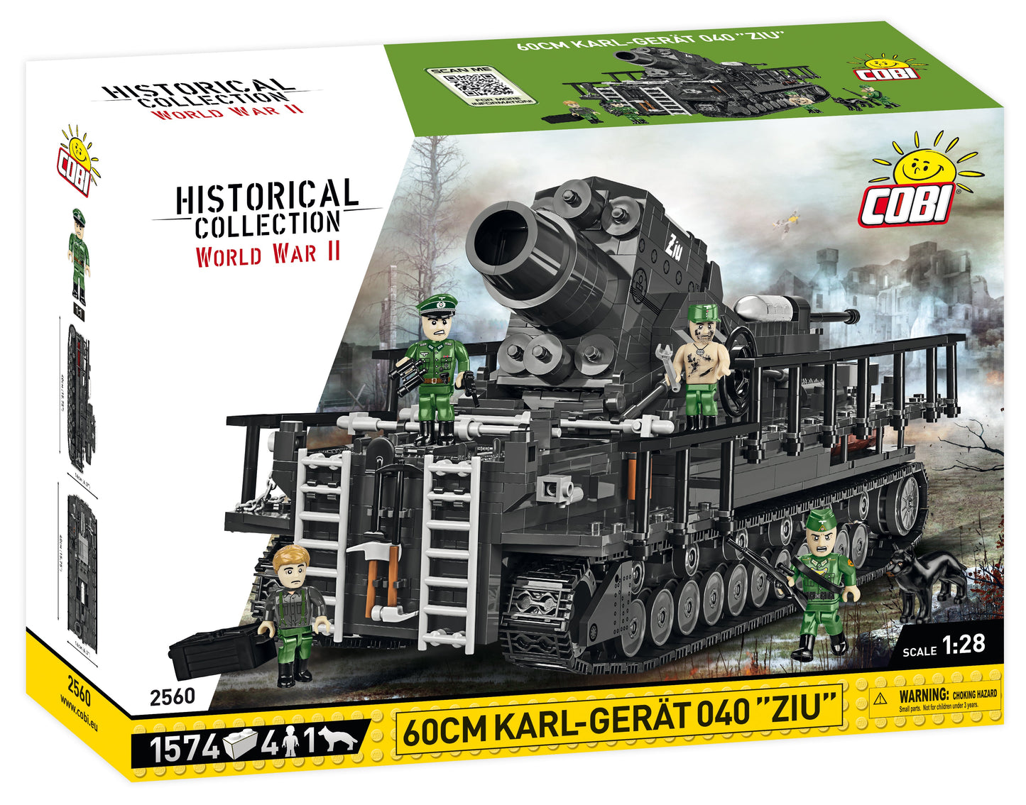 COBI Historical Collection World War II 60 cm Karl-Gerat 040 "ZIU"