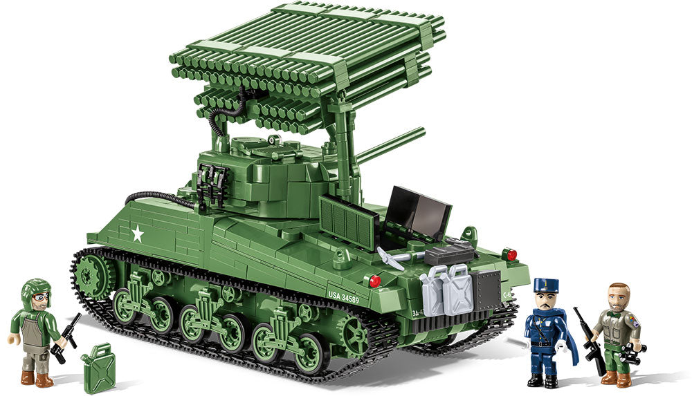COBI Historical Collection World War II M4A3 Sherman & T34 Calliope EXECUTIVE EDITION