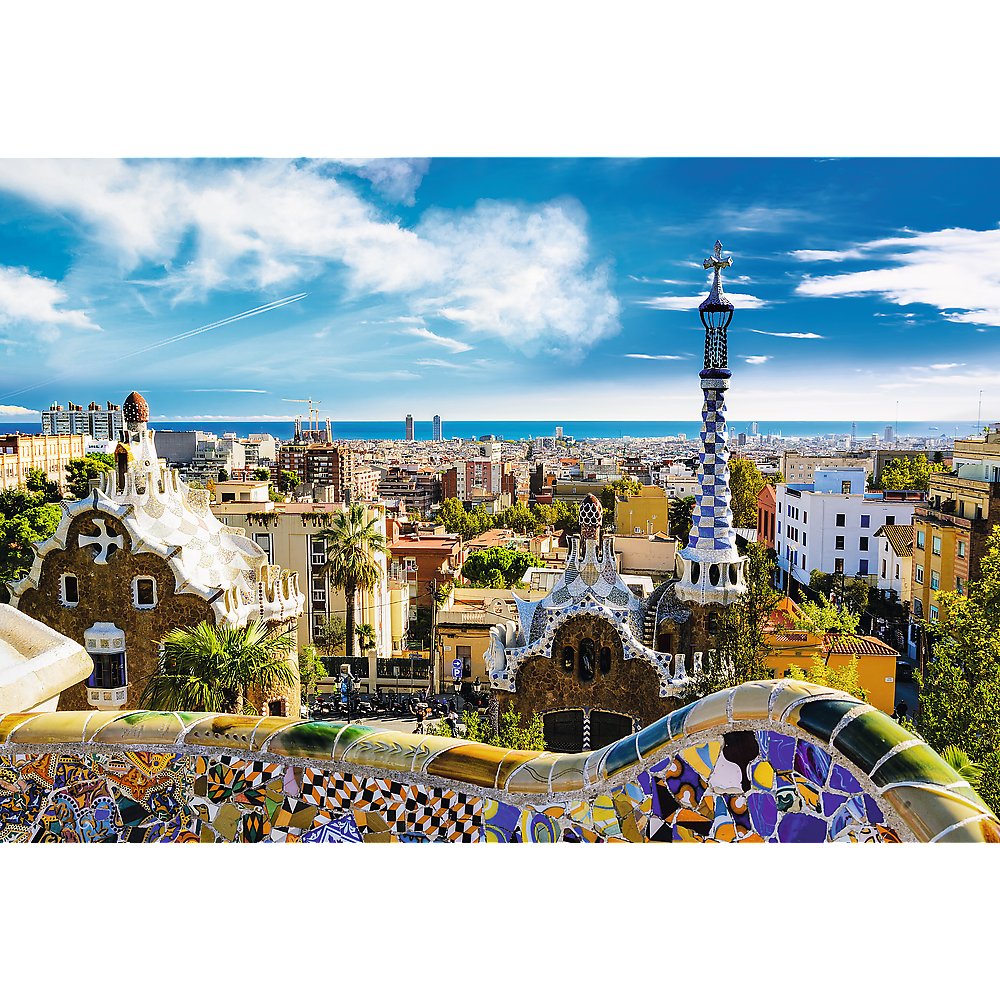 Trefl 1500 Piece Jigsaw Puzzle Park Gell, Barcelona, Spain