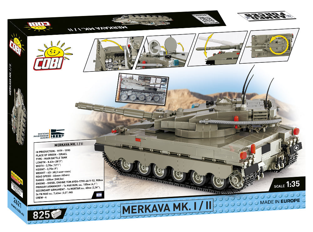 COBI Armed Forces Merkava Mk. I / II Israeli Main Battle Tank