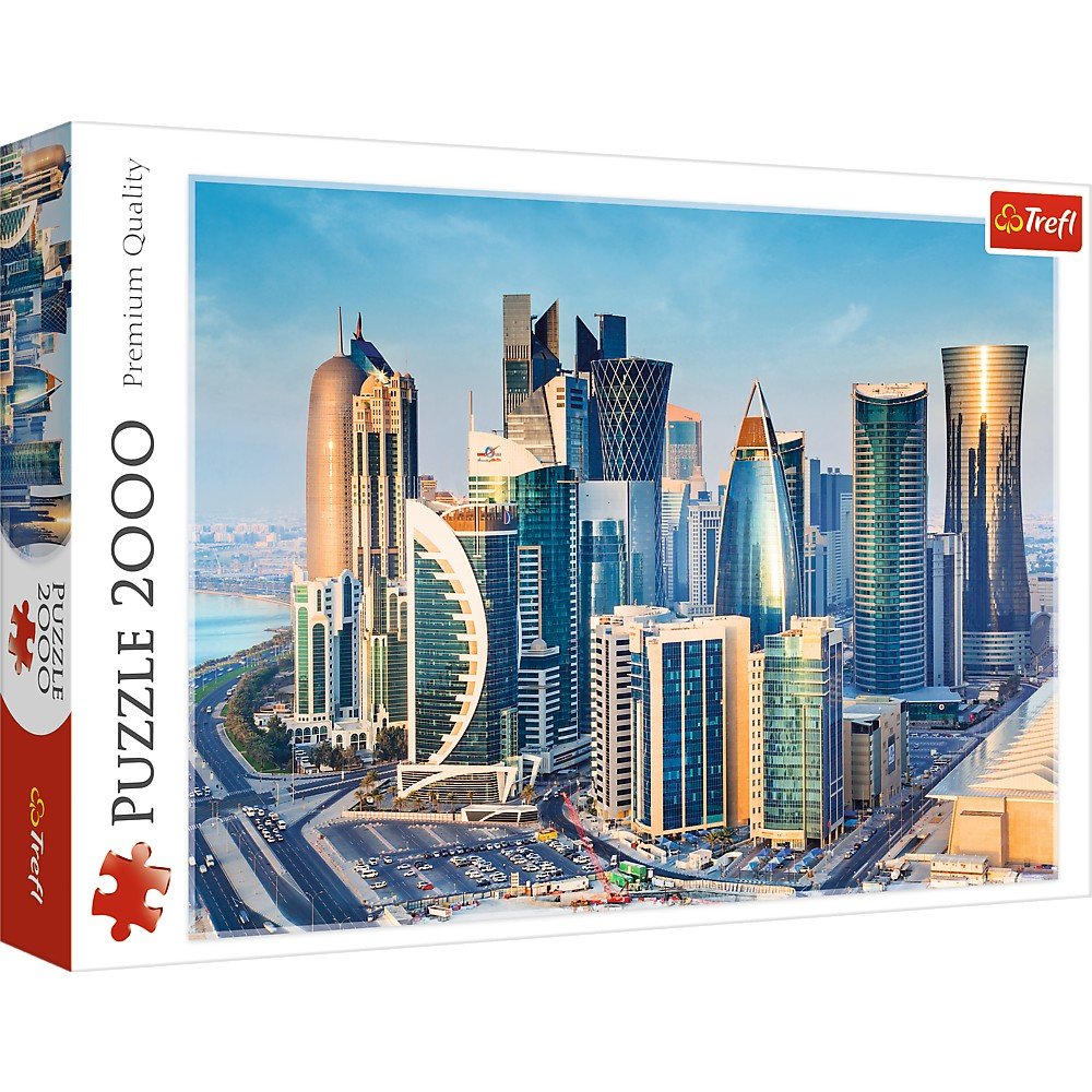 Trefl 2000 Piece Jigsaw Puzzle, Doha, Qatar