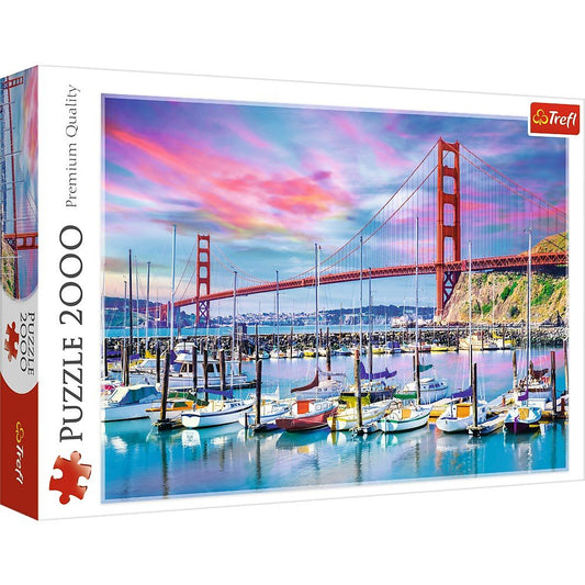 Trefl 2000 Piece Jigsaw Puzzle, Golden Gate, San Francisco