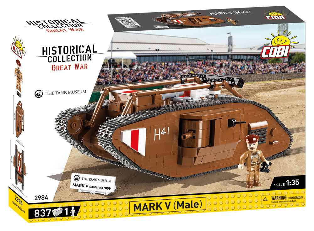 COBI Historical Collection The Tank Museum MARK V (Male) Tank