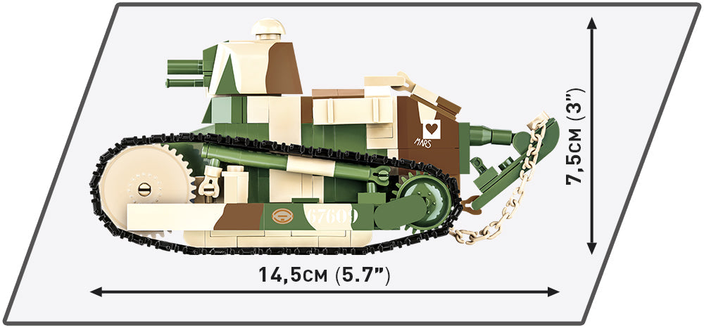 COBI Historical Collection: Polish Army Museum Renault FT "VICTORY TANK"