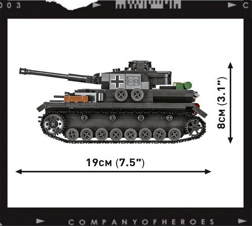 COBI Company of Heroes 3 Panzer IV Ausf. G.Tank
