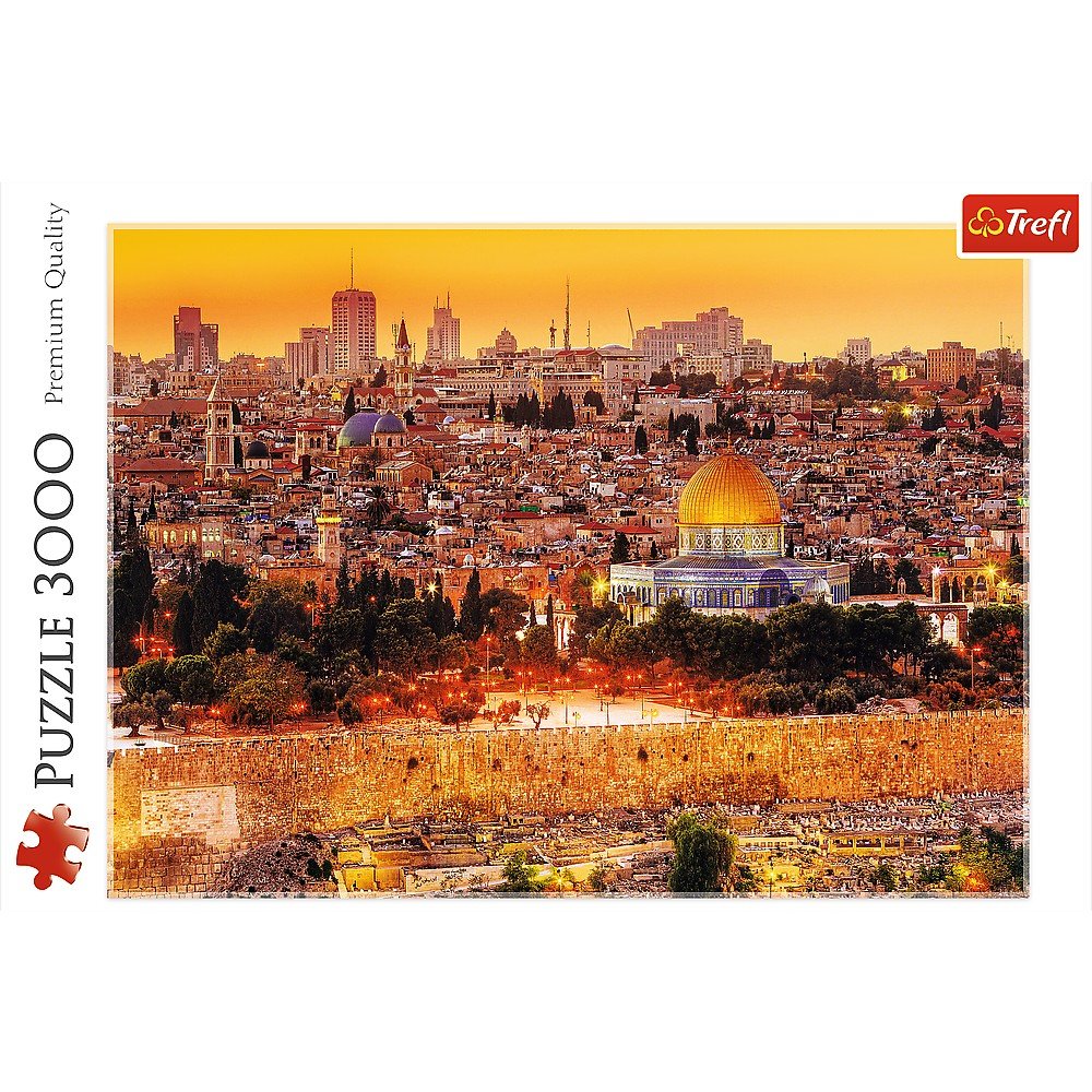 Trefl 3000 Piece Jigsaw Puzzles, The Roofs of Jerusalem