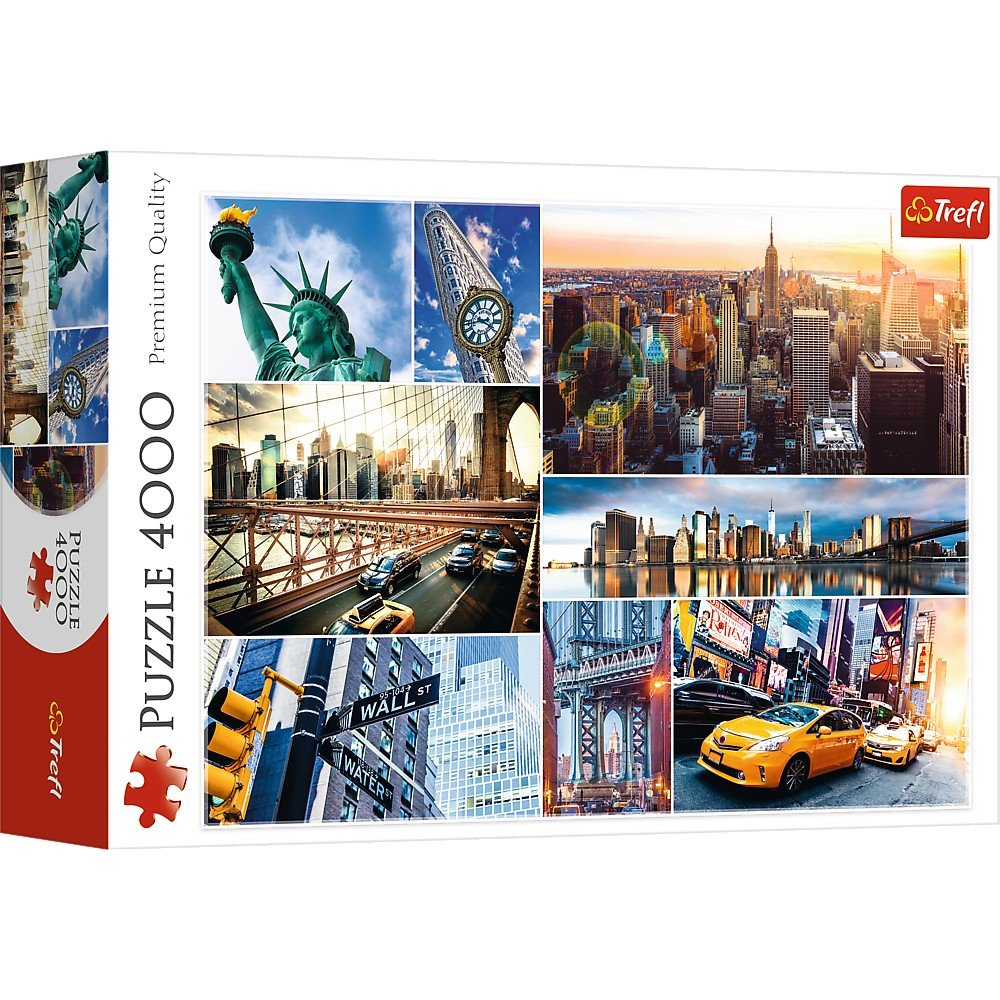 Trefl 4000 Piece Jigsaw Puzzle, New York Collage