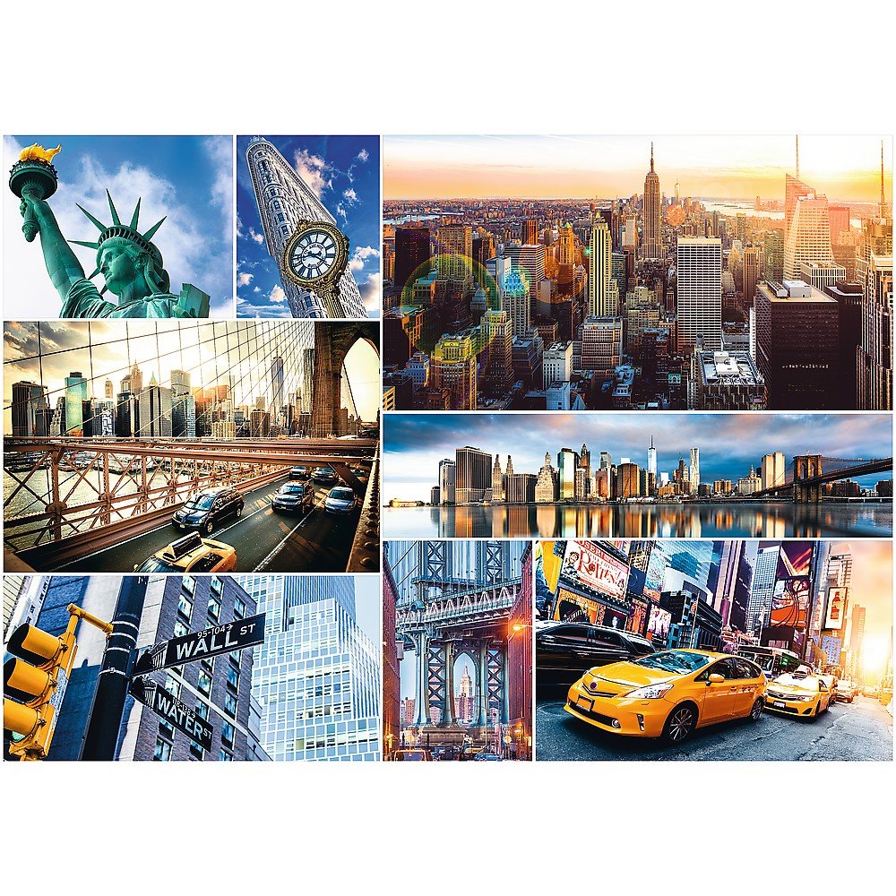 Trefl 4000 Piece Jigsaw Puzzle, New York Collage