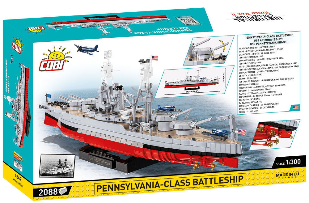 COBI Historical Collection World War II Pennsylvania-Class Battleship EXECUTIVE EDITION
