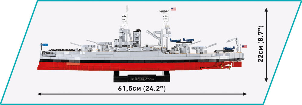 COBI Historical Collection World War II Pennsylvania-Class Battleship EXECUTIVE EDITION