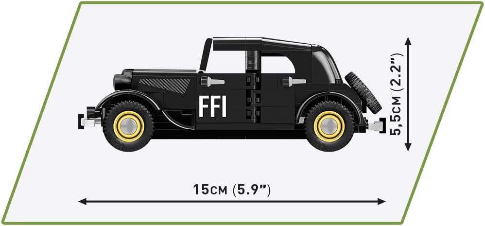 COBI Historical Collection: World War II Citroen Traction 11CV BL Vehicle
