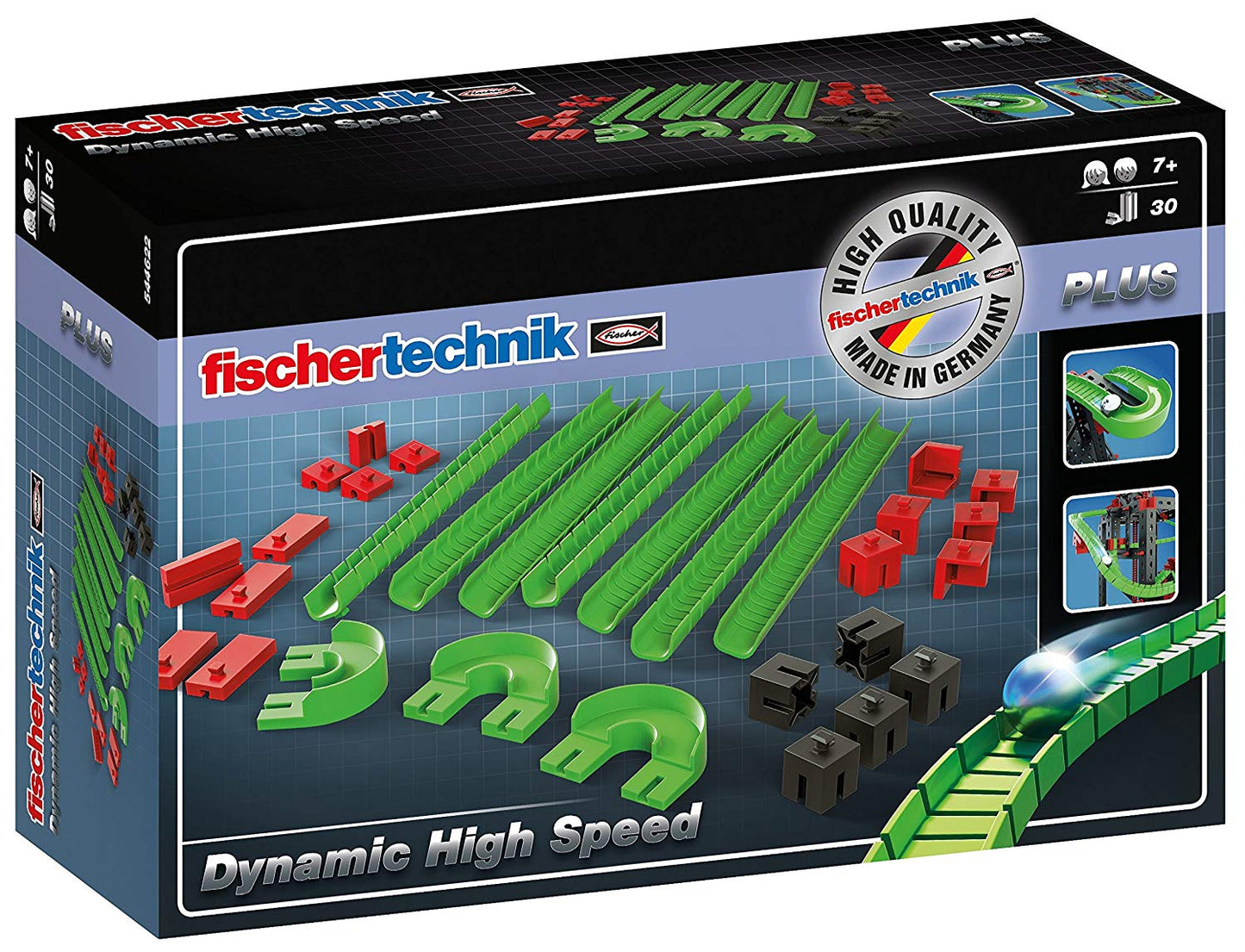 fischertechnik Dynamic Plus High Speed Marble Run Construction Accessory