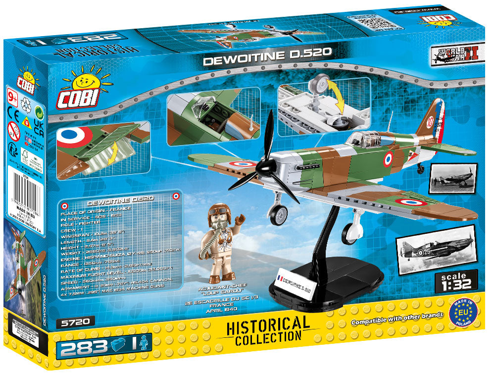 COBI Historical Collection WWII Dewoitine D.520 Aircraft