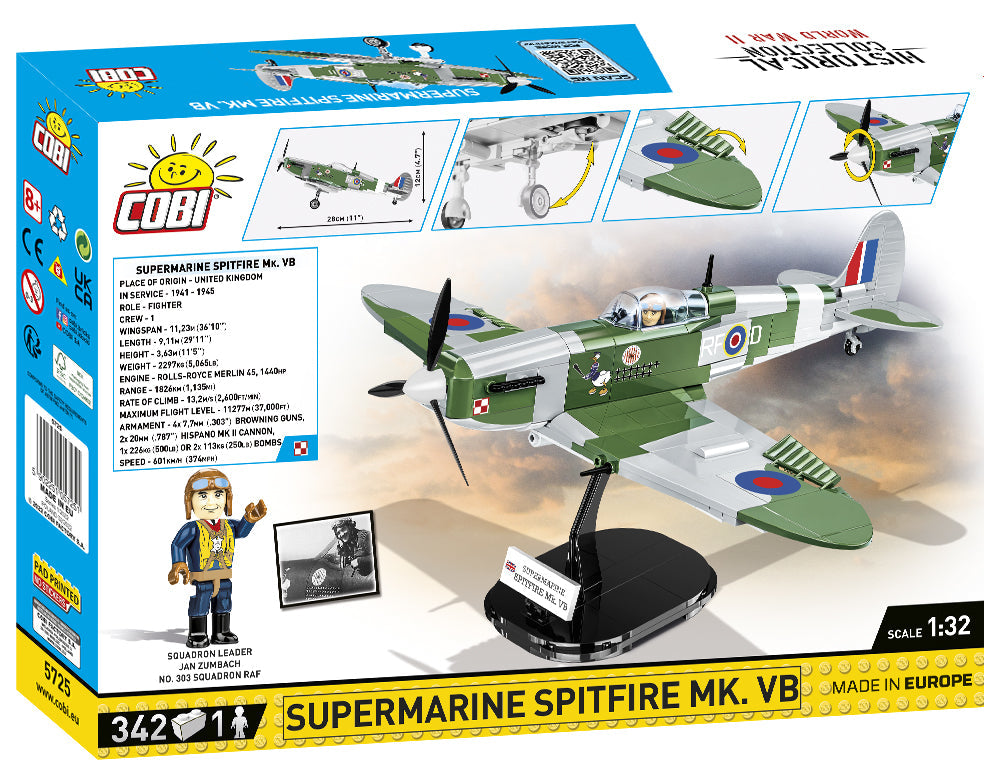 COBI Historical Collection World War II Supermarine Spitfire Mk.VB Plane