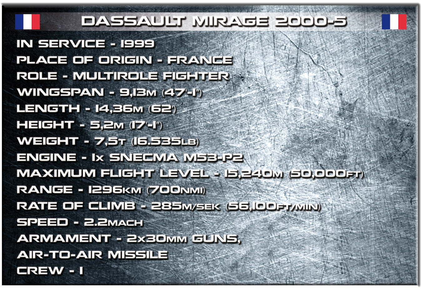 COBI Armed Forces Mirage 2000-5