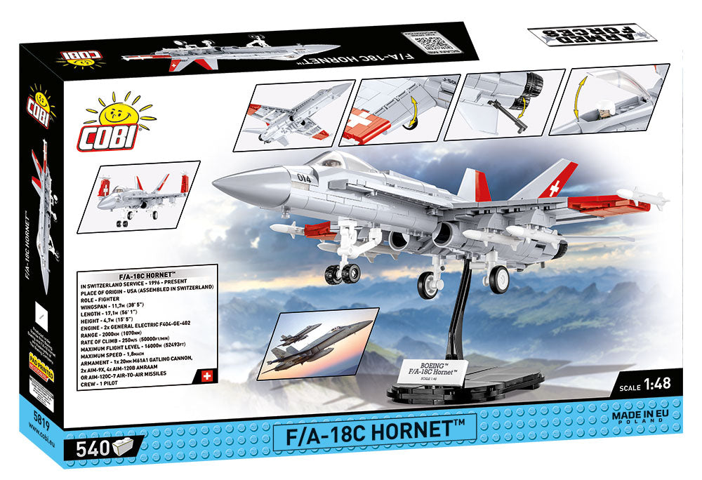 COBI Armed Forces F/A-18C Hornet Switzerland Plane
