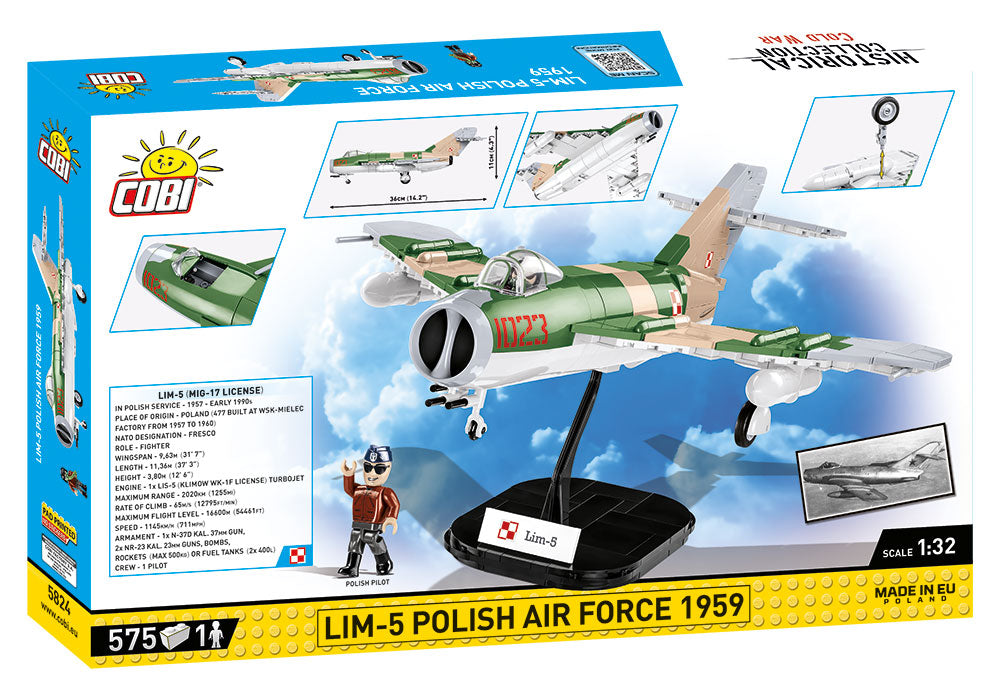 COBI Historical Collection Cold War Lim-5 Polish Air Force 1959 Plane