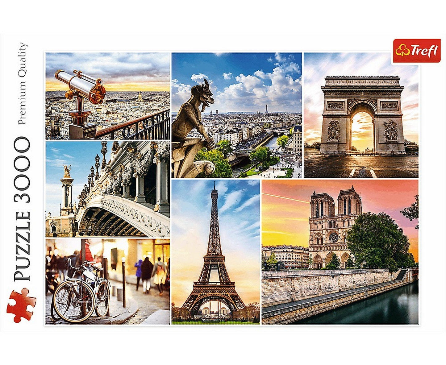 Trefl 3000 Piece Magic of Paris Collage Jigsaw Puzzle