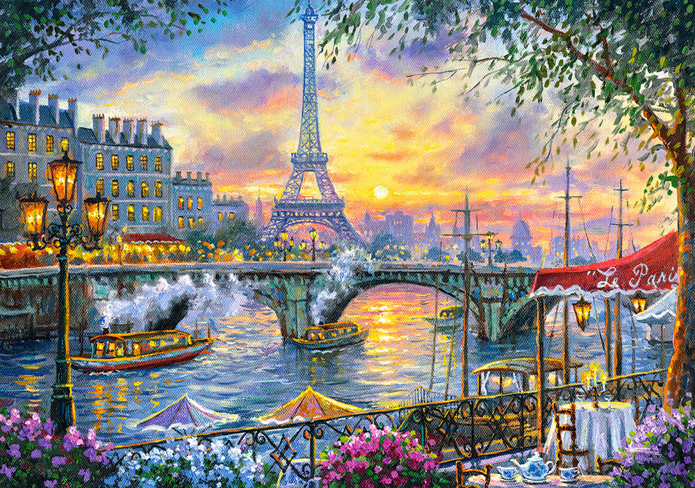 Castorland Tea Time in Paris 500 Piece Jigsaw Puzzle