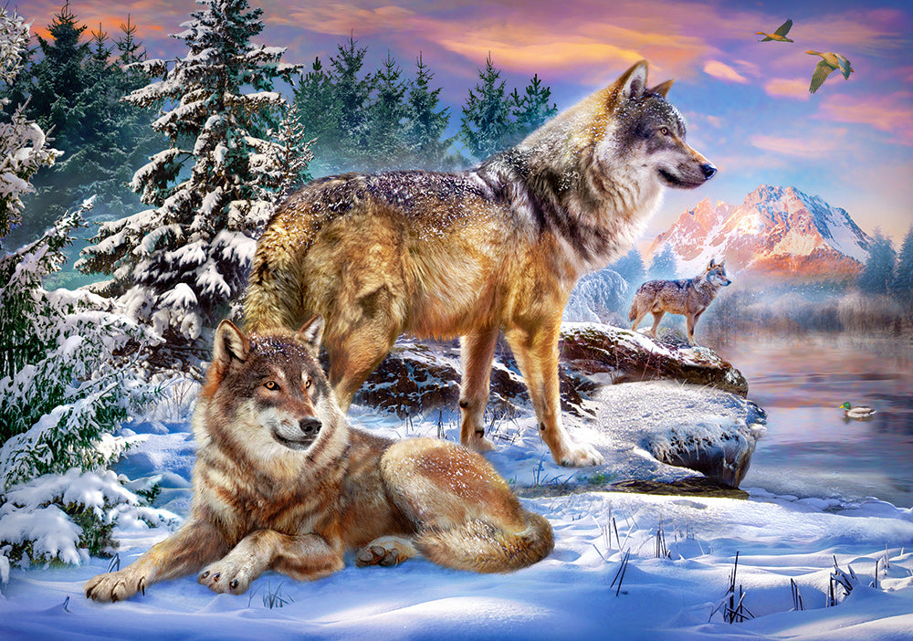 Castorland Wolfish Wonderland 500 Piece Jigsaw Puzzle