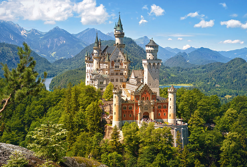 Castorland View of the Neuschwanstein Castle, Germany 500 Piece Jigsaw Puzzle
