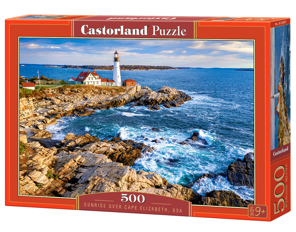 Castorland Sunrise over Cape Elizabeth, USA 500 Piece Jigsaw Puzzle