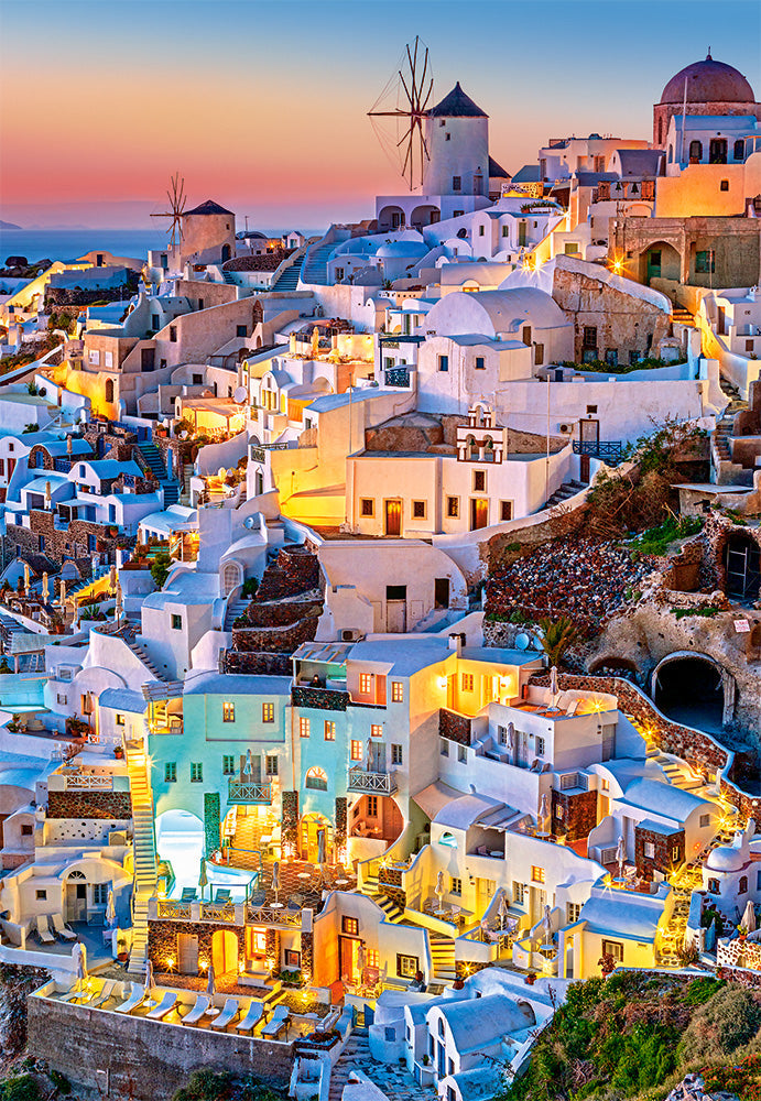 Castorland Santorini Lights 1000 Piece Jigsaw Puzzle